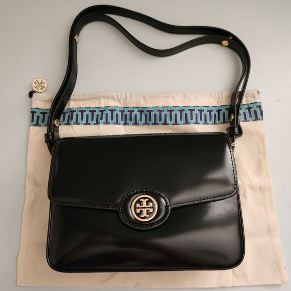 Tory Burch Robinson Spazzolato Convertible Shoulder Bag - Picture 1 of 13